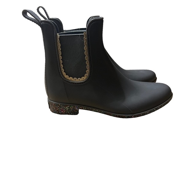 JACK ROGERS Sallie Rainboot with Glitter Sole Size 6 - Picture 1 of 6